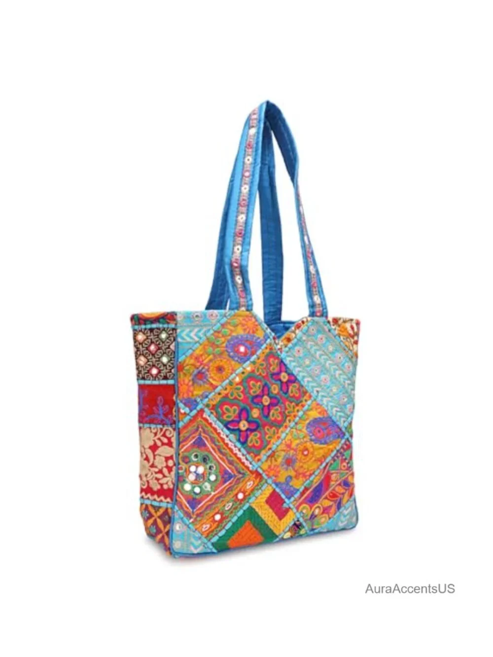 Handcrafted Banjara Hobo Tote Bag Embroidered Patchwork Women's Shoulder Bag